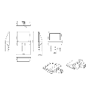 Ottoway Series - Round Tube Mounting Dimensions