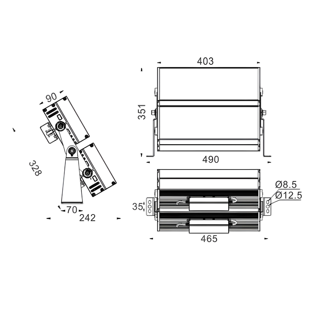 Edmonton Narrow Angle Series - 288W