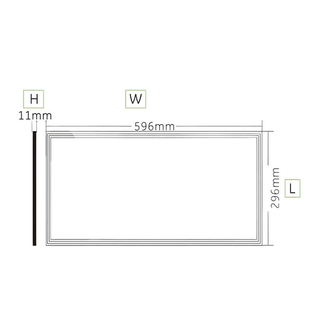 Belgrave EdgeLit IP65 Series 6030