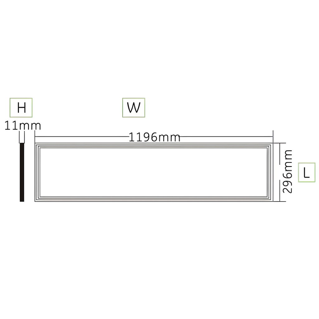 Belgrave EdgeLit IP65 Series 1230