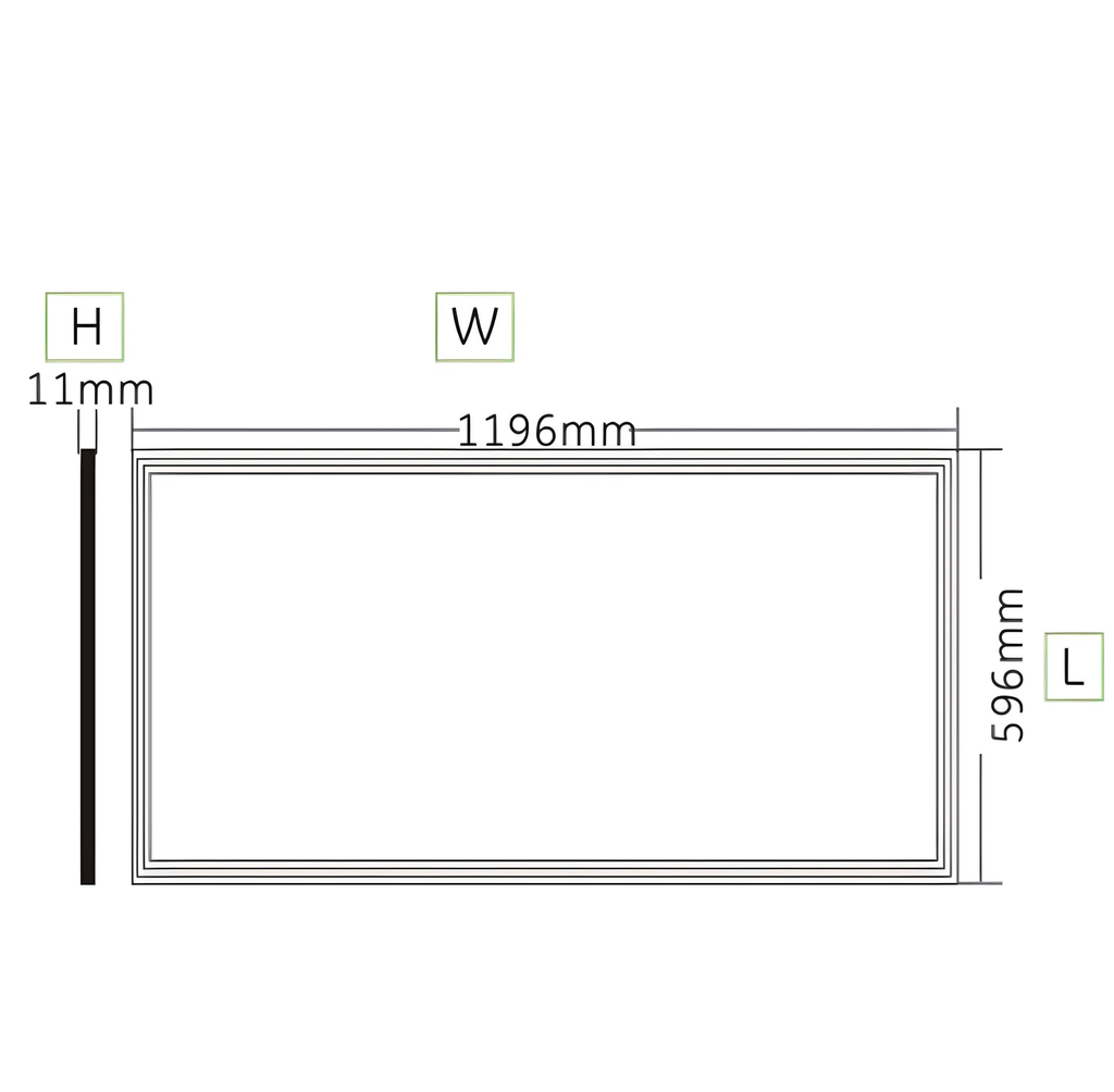 Belgrave EdgeLit IP65 Series 1260