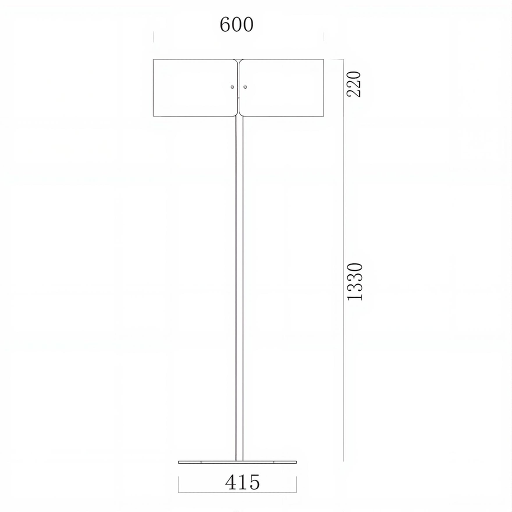 Bella Series - Floor Lamp - Oval