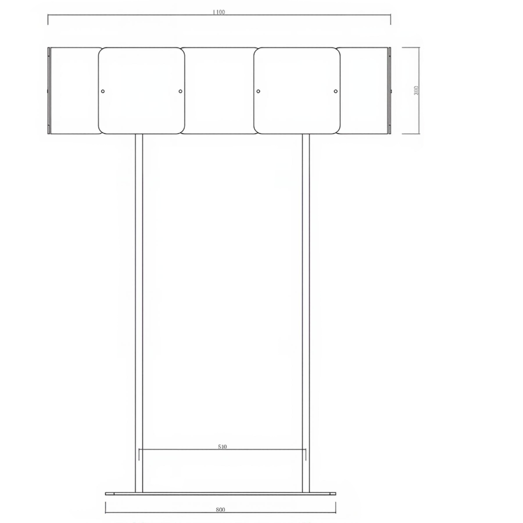 Bella Series - Floor Lamp - Long