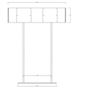 Bella Series - Floor Lamp - Long