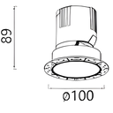 Graceville Series -Round Trimless - Dimension