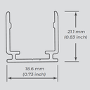Neon Strip - AHT1616 - Mounting Channel