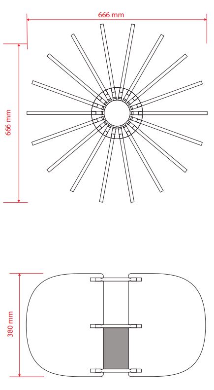 Sken Large- Short- 15W