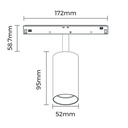Magnetic Track light-MT20S-52