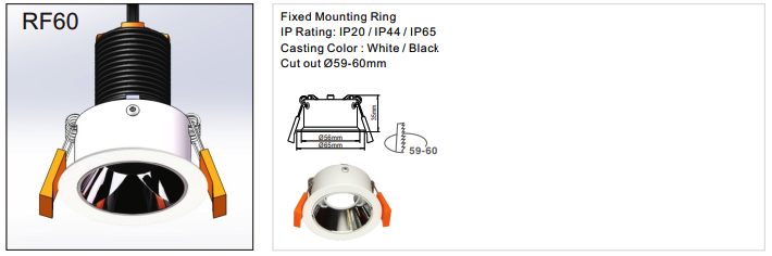 Mounting Ring - RF60